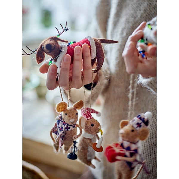 Villased jõulukaunistused, 2tk komplektis Monty - Bloomingville-image-1