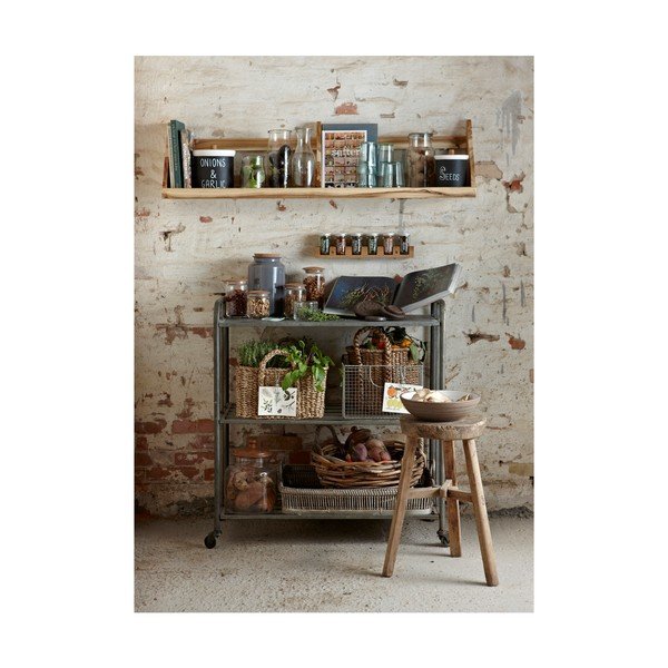 Set dóz z recyklovaného skla, malý, šedý-image-1