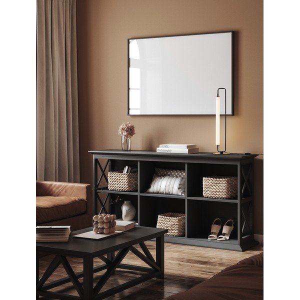 Valge/matt must metallist LED-laualamp (kõrgus 68 cm) Wetro - Nova Luce-image-1