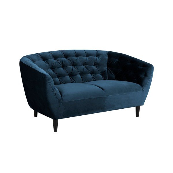 Tumesinine sametne diivan , 150 cm Ria - Actona-image-2