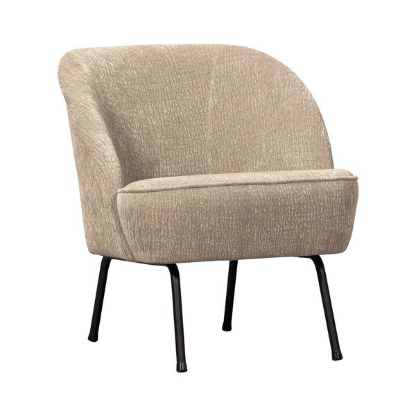 Beež šenillist tugitool Vogue - WOOOD