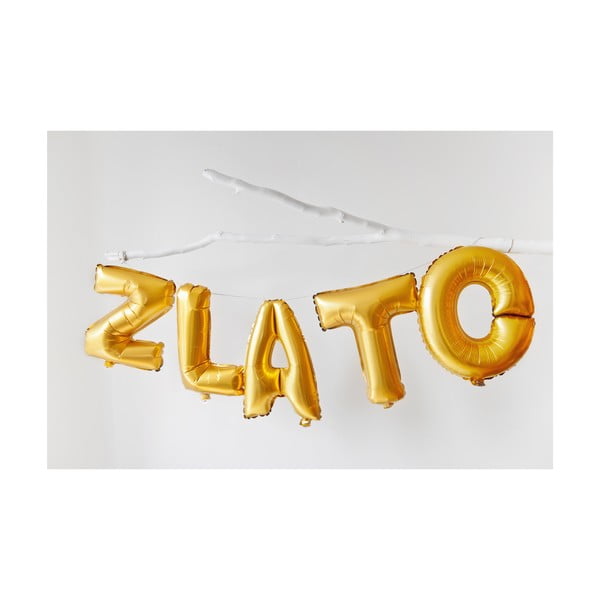 Balónek W zlaté, 30 cm-image-1