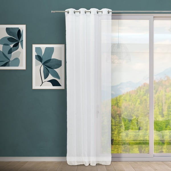 Valge kardin 140x260 cm Lula - Casa Selección-image-1