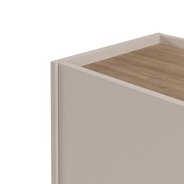 Kreem tammespoonist kummut 150x82,5x40,5 cm Lucile - Marckeric-image-3