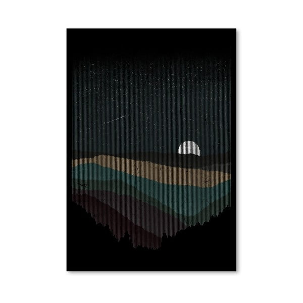 Plakát Moonrise od Florenta Bodart, 30 x 42 cm