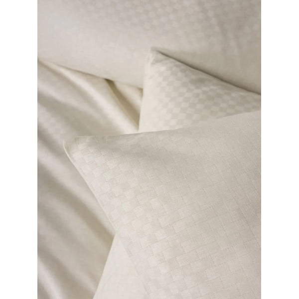 Beež Renforcé puuvillast voodipesu üheinimesevoodile 140x200 cm Checkered - Mila Home Luxury-image-2