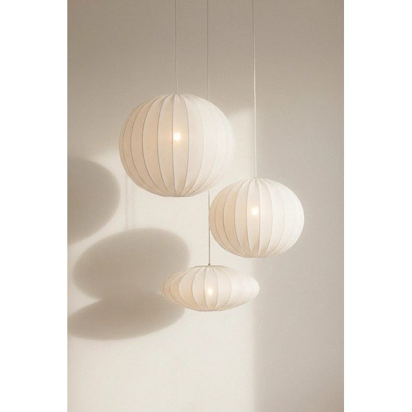 Valge ripplamp ø 50 cm Solia - Markslöjd-image-2