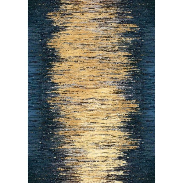 Kollane/tumesinine pestav vaip 50x80 cm Goldie - Vitaus