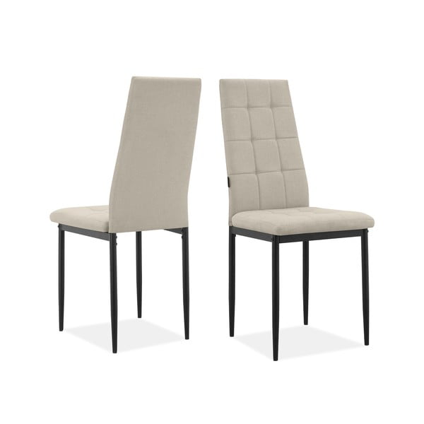 Beežid söögitoolid, 2 tk komplektis Becca - Støraa-image-3