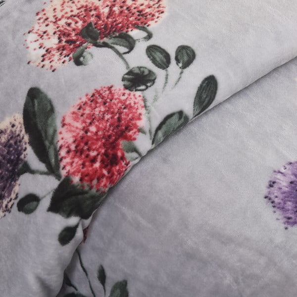 Helesinine üheinimese mikrofliisist voodipesu 140x200 cm Margot – My House-image-3