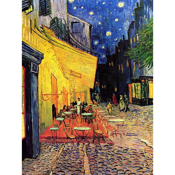 Maali reproduktsioon , 50 x 70 cm Vincent van Gogh - Cafe Terrace - Fedkolor