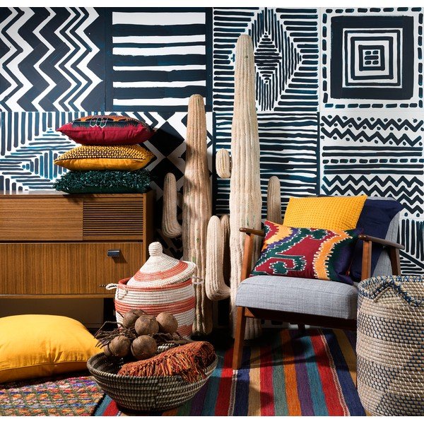 Polštář Dutch Décor Jawa, 70x70 cm, hořčicový-image-4