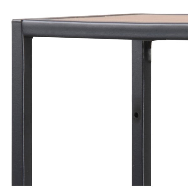 Must tammedekooriga seina raamaturiiul 75x91 cm Seaford - Actona-image-4