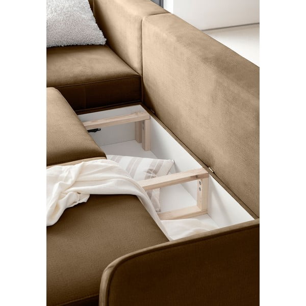 Helepruun sametist lahtikäiv/sahtliga nurgadiivan (vasak nurk/lamamisosaga) Silva – ELTAP-image-3