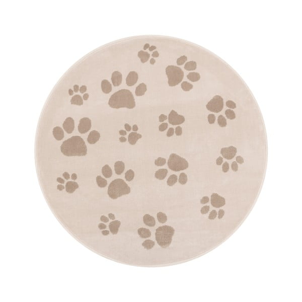 Beež laste vaip ø120 cm Paws Light Beige - FD