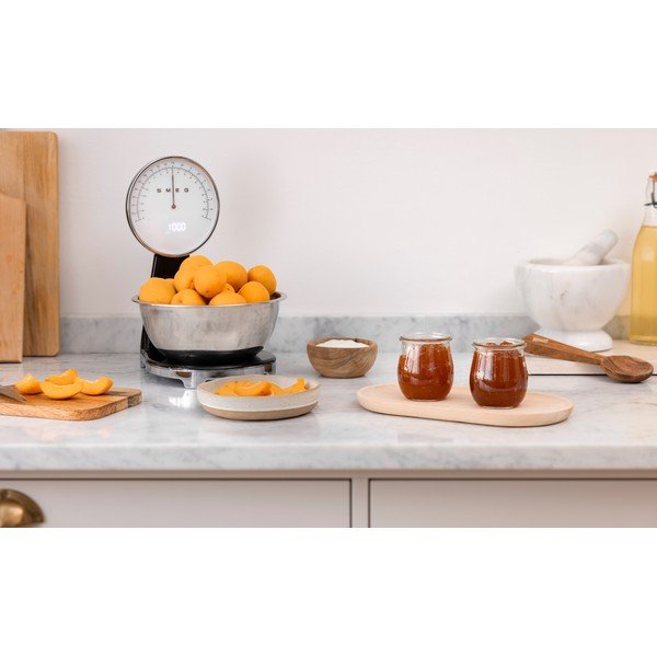 Must plastmassist digitaalne köögikaal - SMEG-image-1