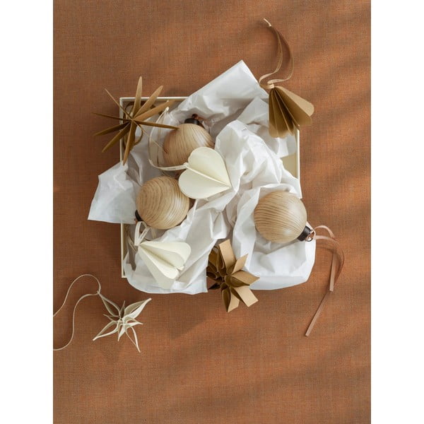 Paberist jõulukaunistused 4tk komplektis 6,5 cm Kazary - Blomus-image-2