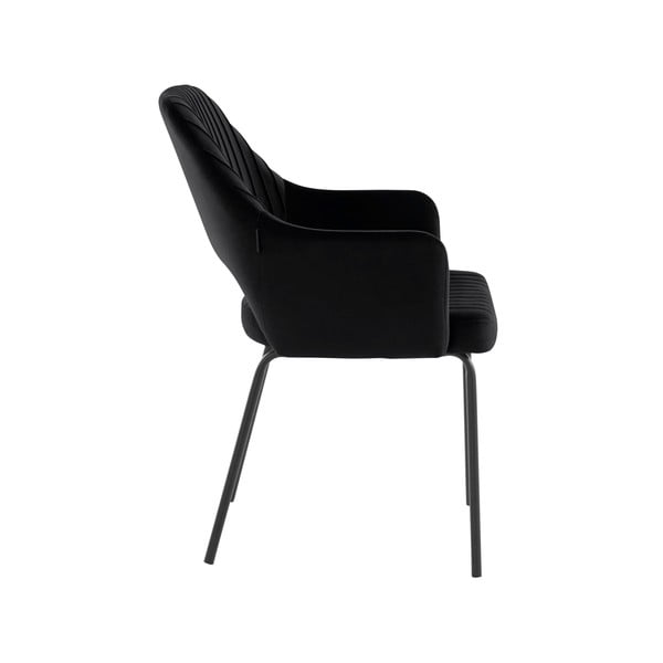 Mustad sametist söögitoolid 2-st komplektis Britney - Støraa-image-4