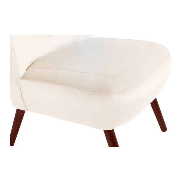 Kreemjas sametist tugitool Sari - Max Winzer-image-4