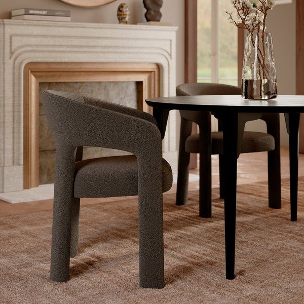 Pruun söögitool käetugedega Splendor - DAN-FORM Denmark-image-2