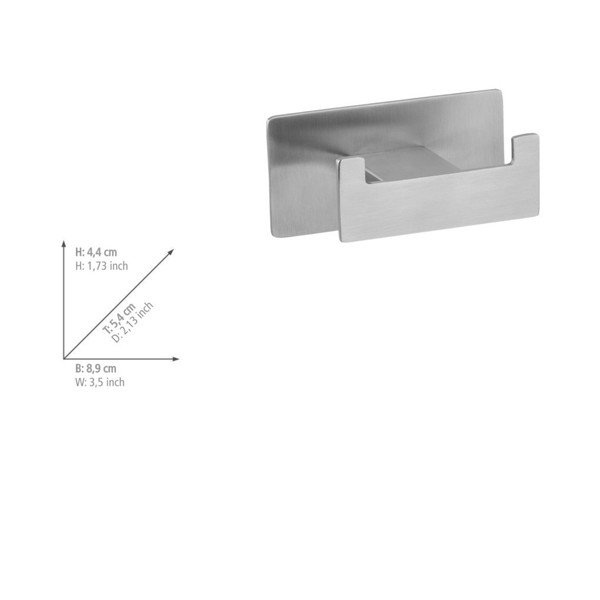 Matt hõbe roostevabast terasest iseseisev nagi Genova - Wenko-image-4