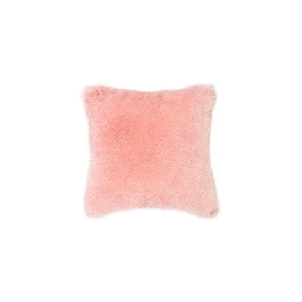 Růžový polštář Tiseco Home Studio Fluffy, 45 x 45 cm