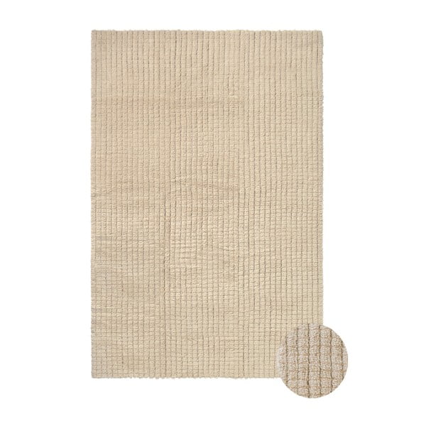 Beež pestav/käsitsi kootud villane vaip 170x240 cm Unexpected Wool - Lorena Canals