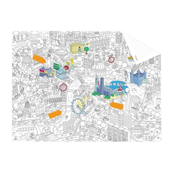 Kapesní omalovánka mapa London