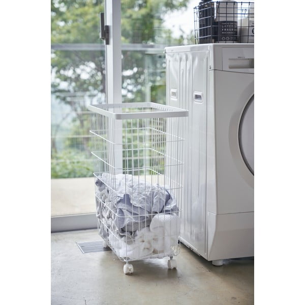 Valge metallist pesukorv 55 l Tower - YAMAZAKI-image-1