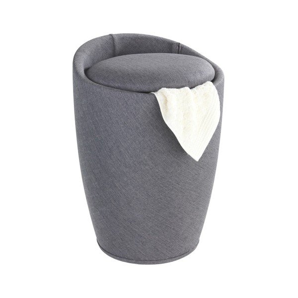 Hall pesukorv ja pesukast ühes Linen Look, 20 l Candy - Wenko-image-1