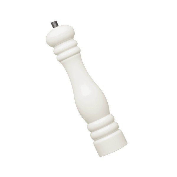 Bílý mlýnek na koření Kitchen Craft MasterClass, délka 32 cm