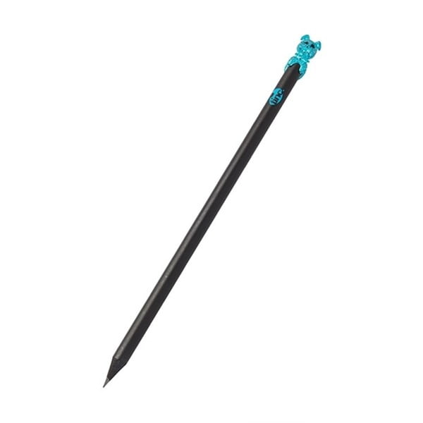 Černá tužka s ozdobou ve tvaru pejska TINC