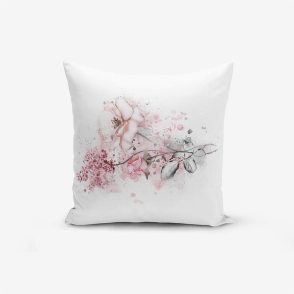 Puuvillasegust padjapüür Ogea Flower Leaf, 45 x 45 cm - Minimalist Cushion Covers
