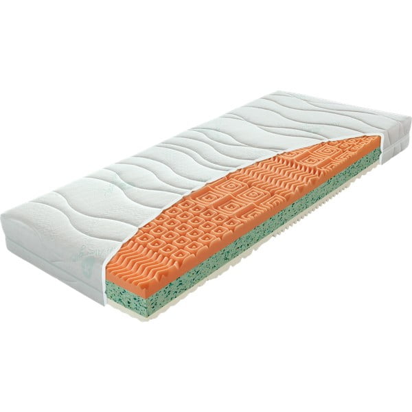 Kõva/keskmise vahuga kahepoolne madrats 120x200 cm Rena - Materasso-image-2