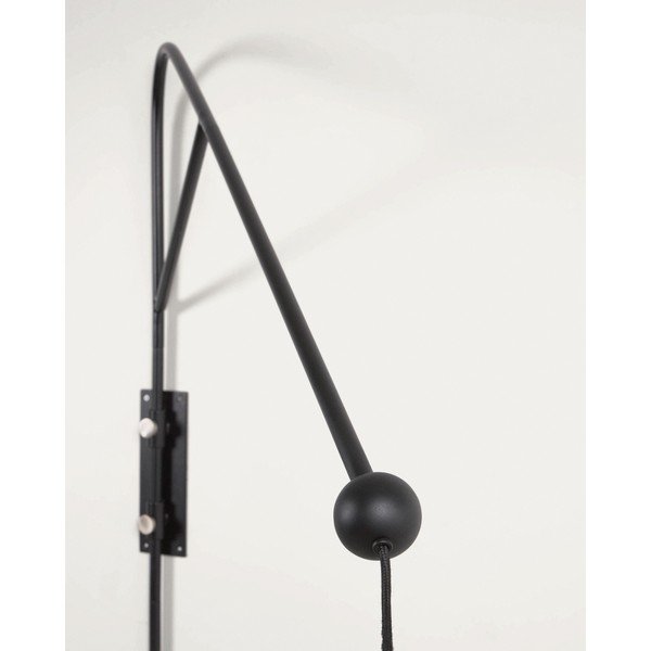 Must seinavalgusti ø 30 cm Eleazar - Kave Home-image-3