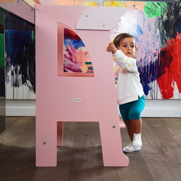 Roosa õppimistorni lisatiivad Montessori – Rocket Baby-image-3