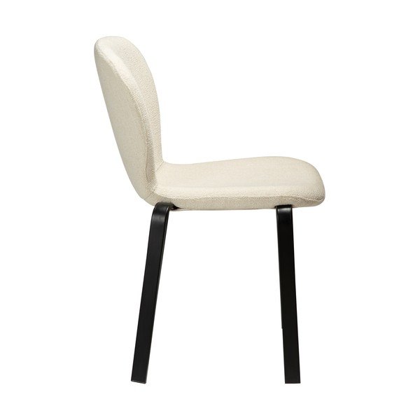 Kreemjas polsterdatud söögitool Heap – DAN-FORM Denmark-image-2