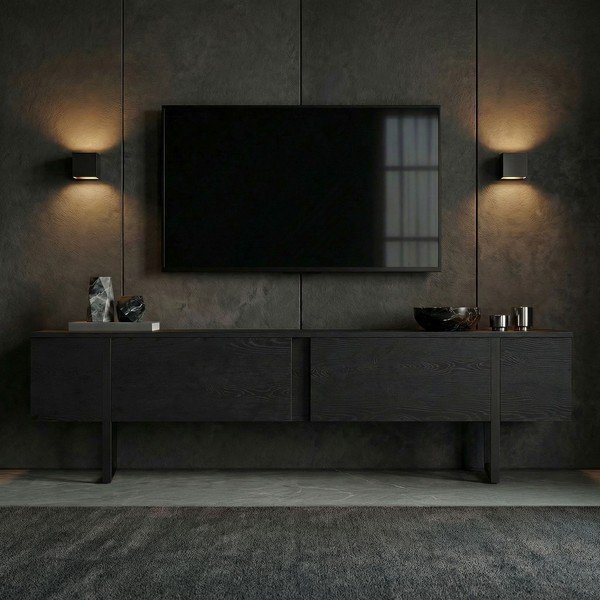 Must telekaalus 180x50x30 cm Onera - Kalune Design-image-1