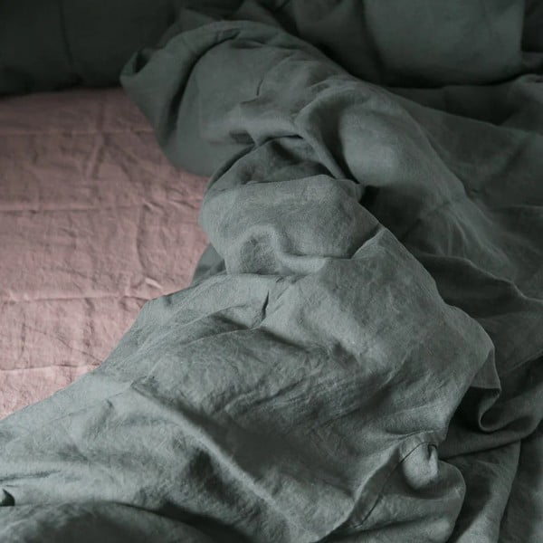 Roosa linane lina 260x180 cm - Linen Tales-image-2