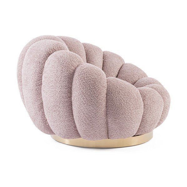 Roosa pöördtool buklee kangast Florel - Bizzotto-image-3