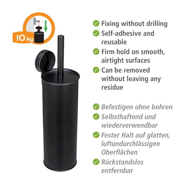 Must isekinnituv terasest WC-hari Pavia - Wenko-image-3