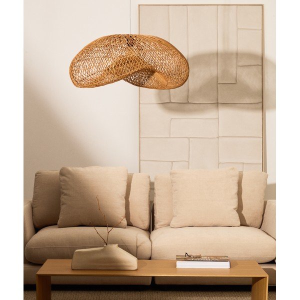 Rotangist lambivarju naturaalses värvitoonis 58x85 cm Isora - Kave Home-image-1