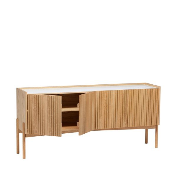 Tammespooniga madal kummut 177x42 cm Bottrup - Woodman-image-2