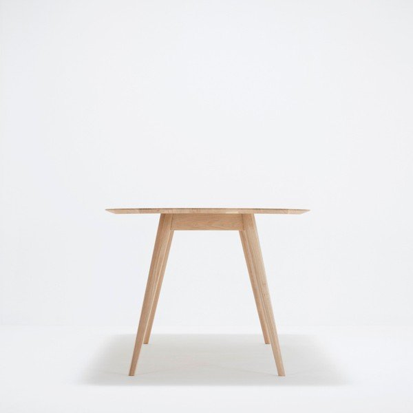 Söögilaud täispuidust tammepuust , 200 x 90 cm Stafa - Gazzda-image-2