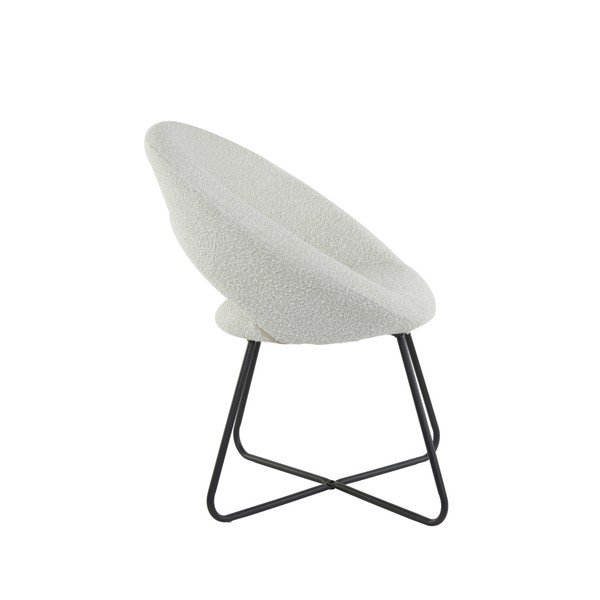 Valge bukleekangast tugitool Antony - Light & Living-image-2