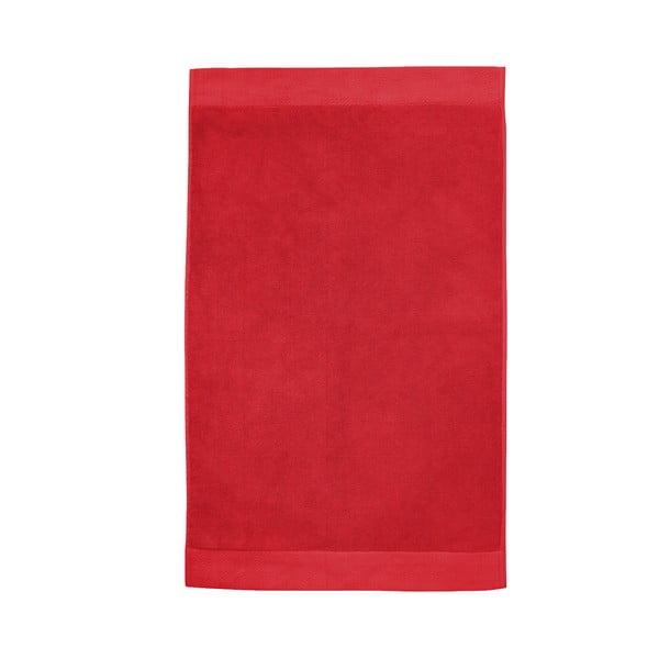 Červená koupelnová předložka Seahorse Pure, 50 x 90 cm
