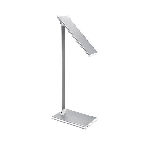 Stolní lampa ve stříbrné barvě s LED světlem SULION Hawking-image-2