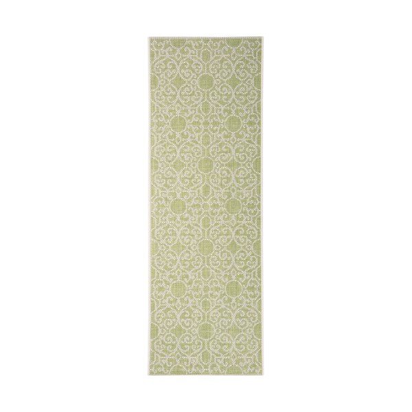 Roheline ja beež õuevaip , 70 x 200 cm Nebo - NORTHRUGS