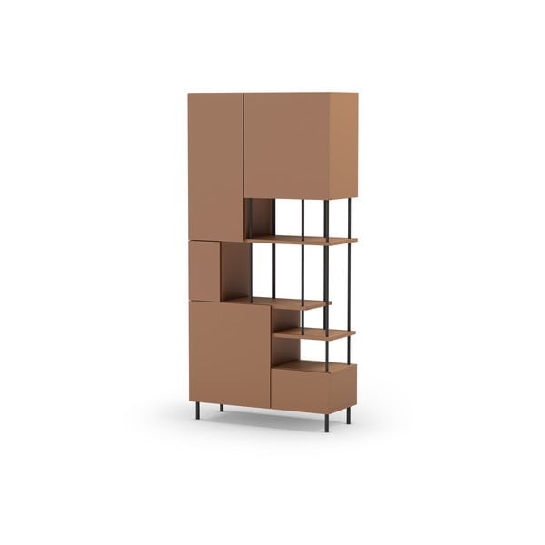 Tellisvärvi raamaturiiul 84x175 cm Perla - Marckeric-image-2