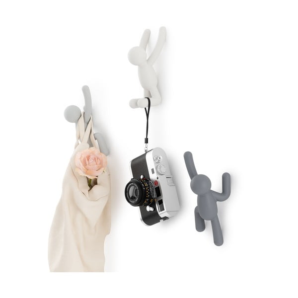 Plastkonksud seinale, komplektis 3 tk Buddy - Umbra-image-3